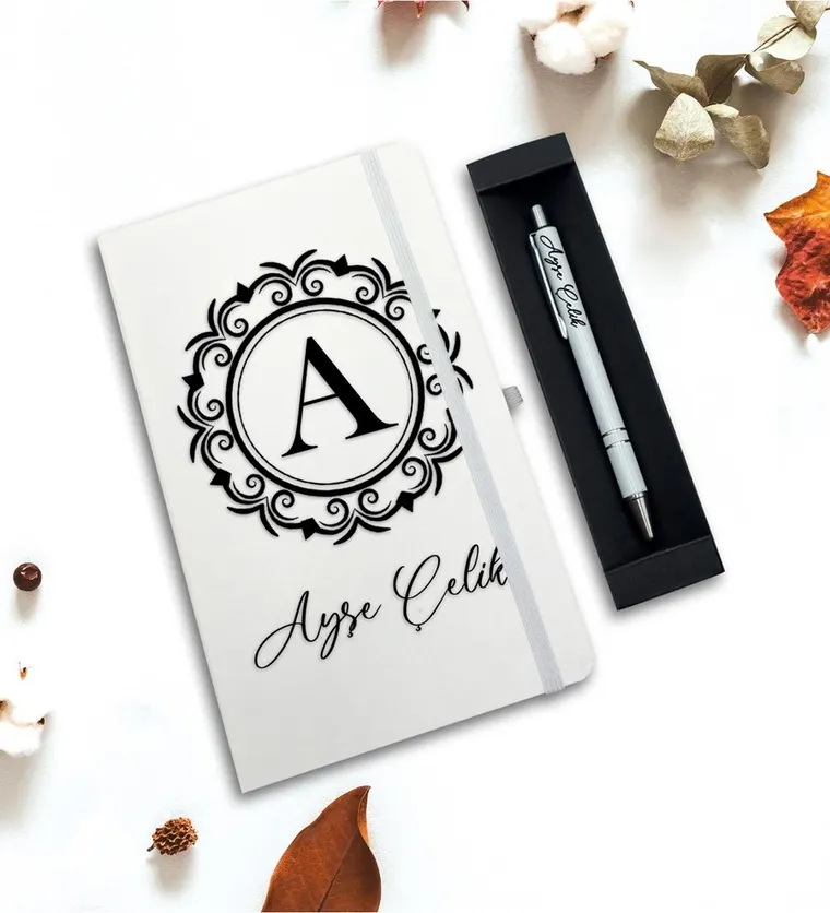 Iğdır Kişiye Özel Defter & Kalem Hediye Seti (Beyaz) Siparişi