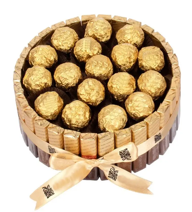 Büyük Golden Merci Serisi Gold Fındıklı Çikolata - Bartın çiçek siparişi
